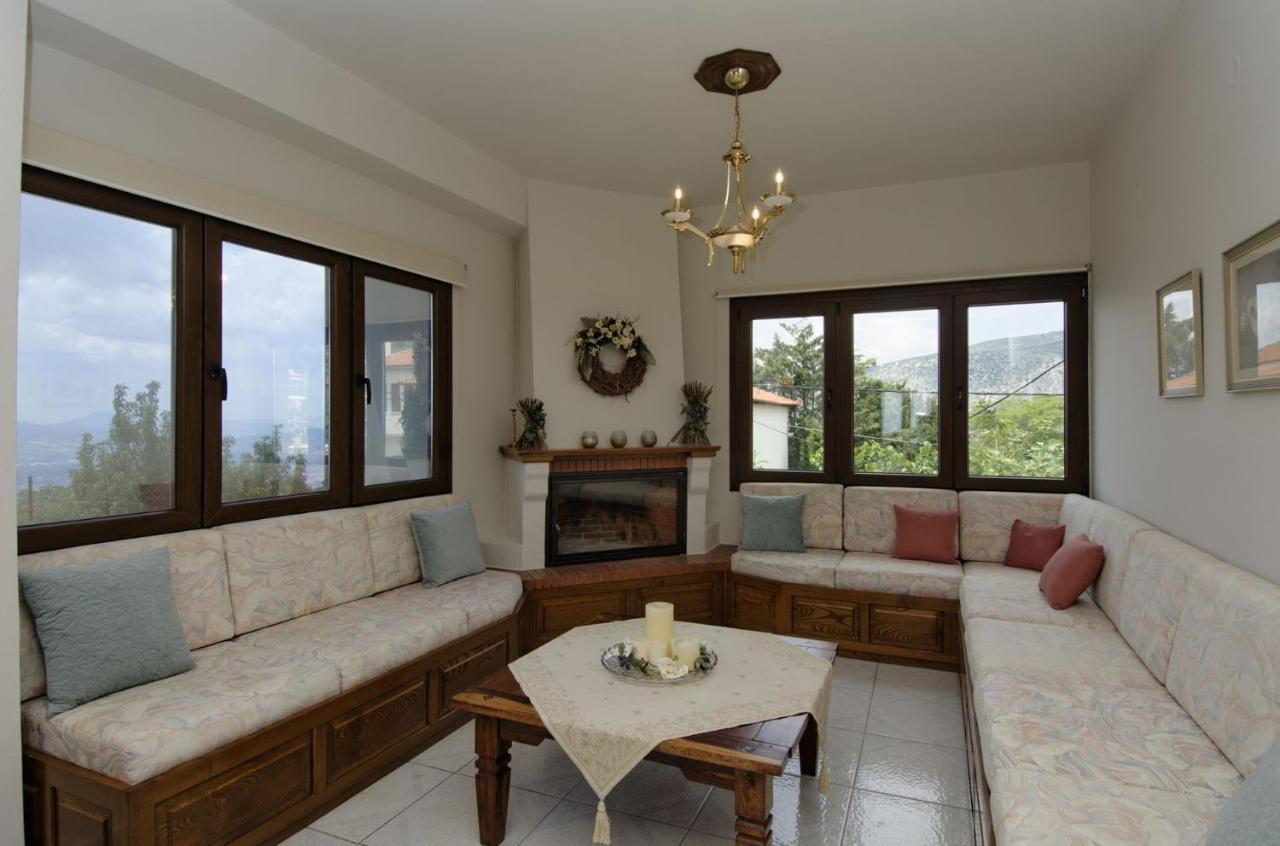 Iatrou House- Villa With Incredible View Portaria  Ngoại thất bức ảnh